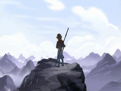 Aang in the opening