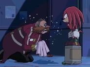 Eggman trick knucles sonic x