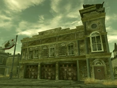 Searchlight fire station