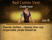 Red Cotton Vest