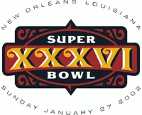 Super Bowl XXXVI original logo