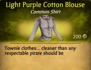 Light Purple Cotton Blouse