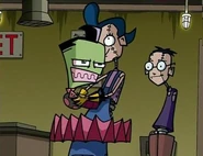 Zim grins 1