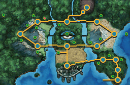 Unova Sekka Wetlands map