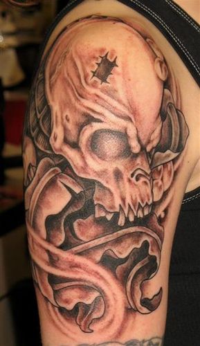 Featured onSkeleton Tattoos 