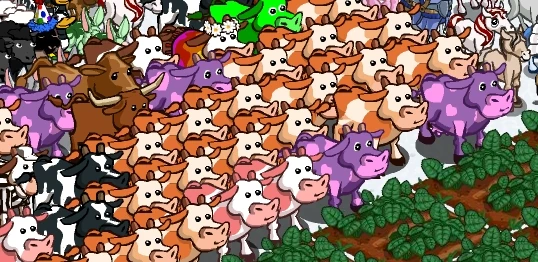 Farmville Valentine Cow