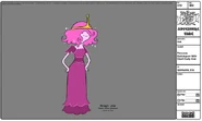 Modelsheet princessbubblegum withshortcurlyhair