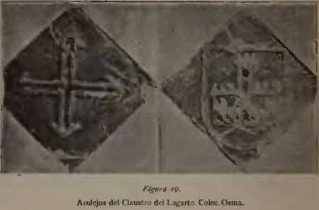 Figura 19.Azulejos del Claustro del Lagarto. Colec. Osma
