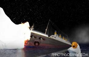 Titanic hits Iceberg