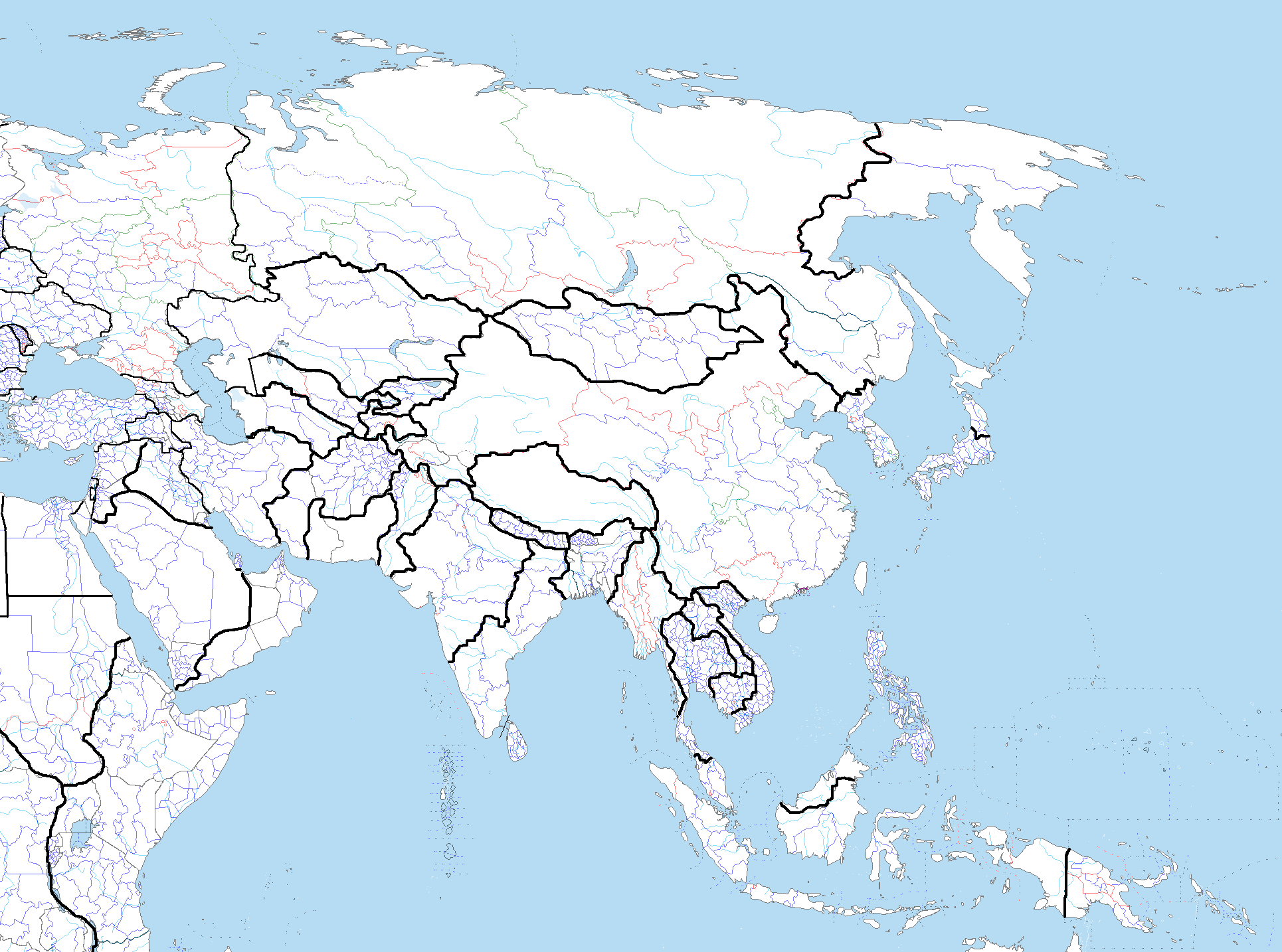 Mapa de Asia (Preliminar) .
