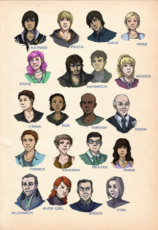 Hunger Games Cast fanart - Mockingjay.net