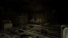 Nuclear test shack interior