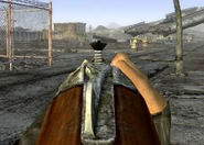 Shotgun aiming down