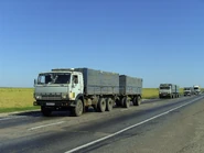 Russia - Trucks on the road