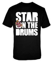 Loud distribution star on the drums shirt