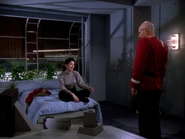 Picard and Batanides in Earhart quarters