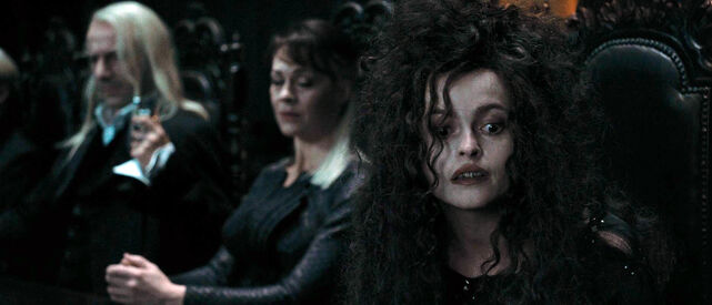 DH1 Lucius Malfoy, Narcissa Malfoy and Bellatrix Lestrange.jpg