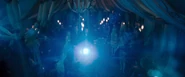 DH1 Kingsley's patronus arrives at Fleur and Bill Weasley's wedding