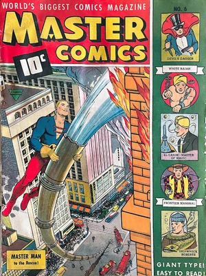 Cover for Master Comics #6