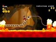 Mario Riding The Bonecoaster