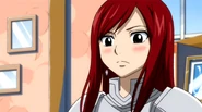 Erza's blushing