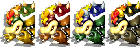 BowserColorsMelee