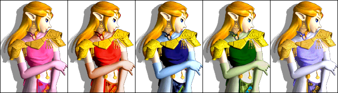 ZeldaColorsMelee