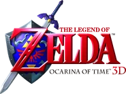 The Legend of Zelda - Ocarina of Time 3D (logo)