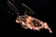 USS Enterprise wreckage