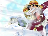 Luffy hat nur Sanjis Handschuh erwischt