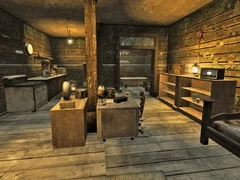 Victors shack interior