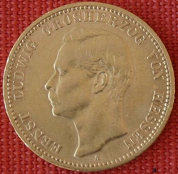 Hessen Ernst Ludwig 20 Mk 1900