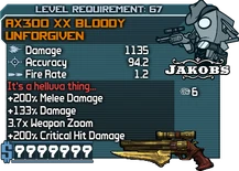AX300 XX Bloody Unforgiven happypal