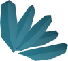 Woad leaf detail
