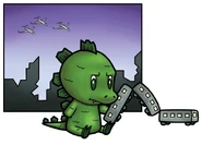 Cute Godzilla