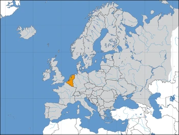 Location of Benelux