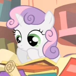 Sweetie Belle reading S01E18