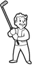 9 iron icon