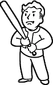 Baseball bat icon