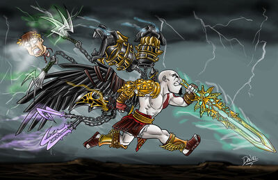 Kratos and Weapons