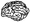 Icon canine brain