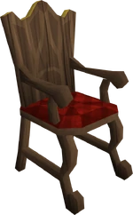 Mahogany armchair built