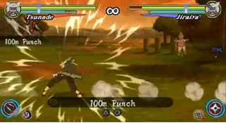 Naruto ultimate ninja heroes 3 tsunade 100M punch