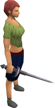 Fractite rapier equipped