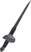 Fractite rapier detail