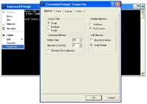 Command Prompt Properties