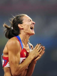 Isinbayeva, reina de la pérdiga