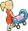 Customer 1 female and baby