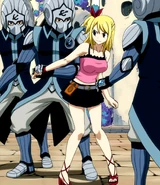 Lucy captured by Edolas Army