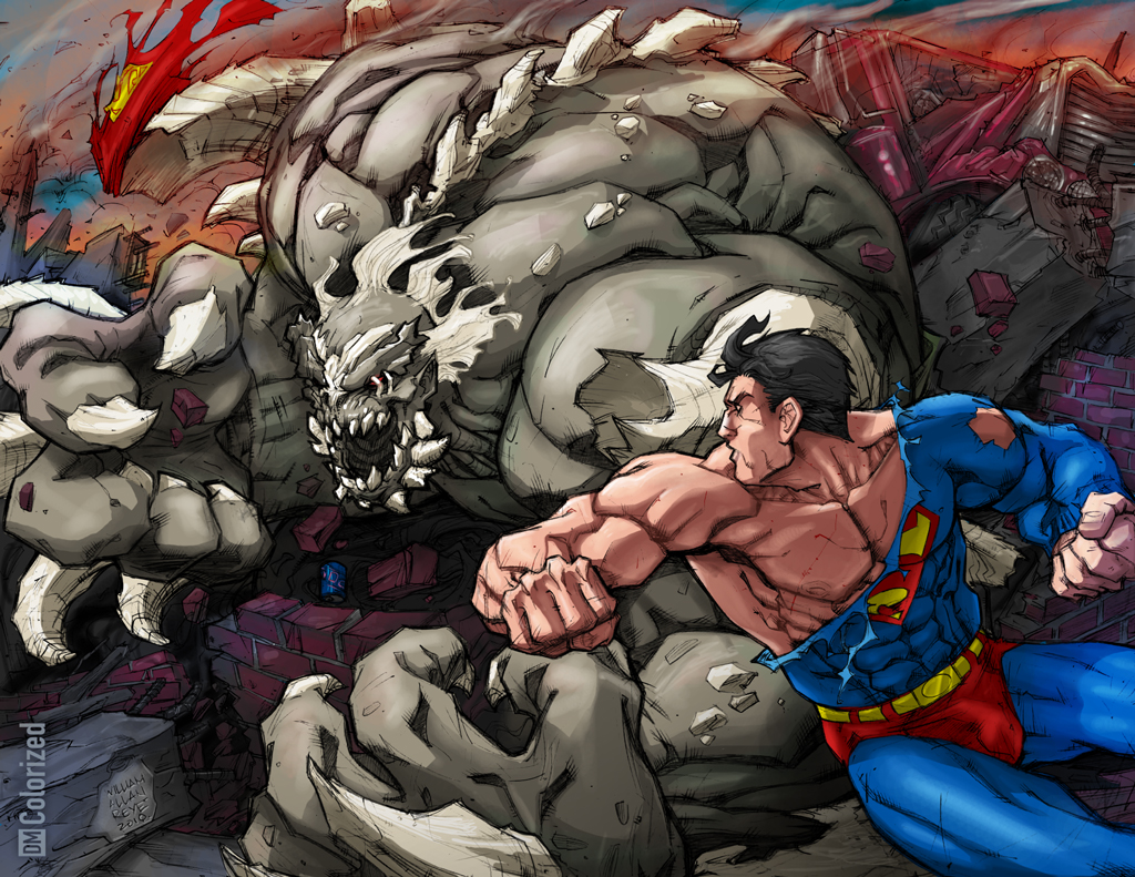 superman vs goku vs hulk